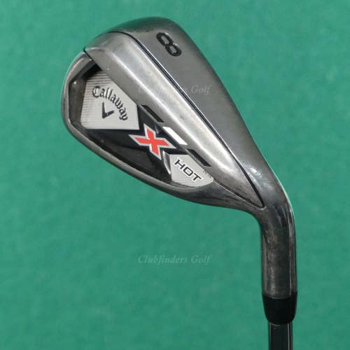 Callaway X-Hot N-14 Single 8 Iron Factory True Temper Steel Uniflex