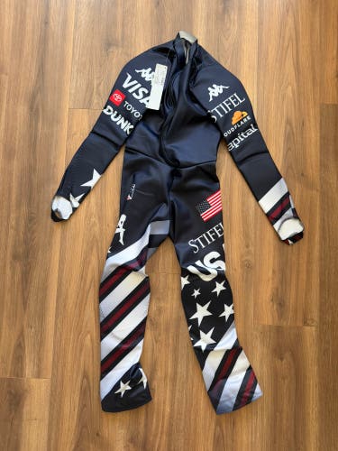Small 2026 US Ski team padded GS Suit (New) FIS Legal