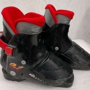 Mondo 18.5 Kid's Nordica All Mountain Super 0.1 Ski Boots (Used)(SY2944)