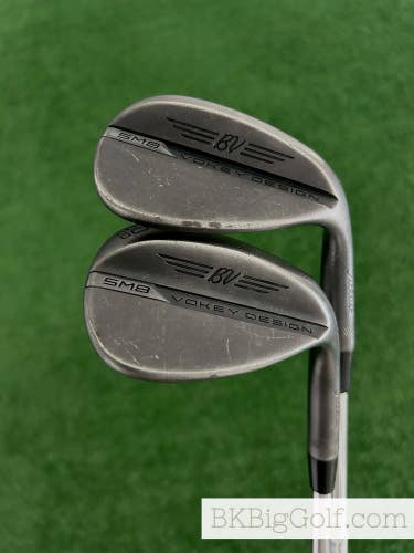Titleist Vokey SM8 Black 2 Wedge Set (56 & 60 Degrees)