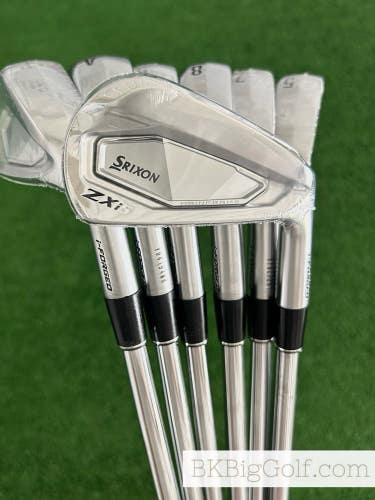 NEW Srixon ZXi5 Forged 25 Iron Set 5-A / Project X LZ 5.5 (Firm) Stiff
