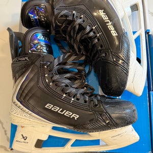 Bauer Vapor Flylite Hockey Skates 7.5 Fit 2 Like NEW!! w FLY TI STEEL + Superfeet!