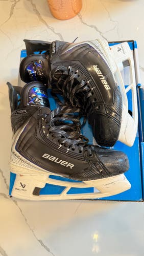 Bauer Vapor Flylite Hockey Skates 7.5 Fit 2 Like NEW!! w FLY TI STEEL + Superfeet!