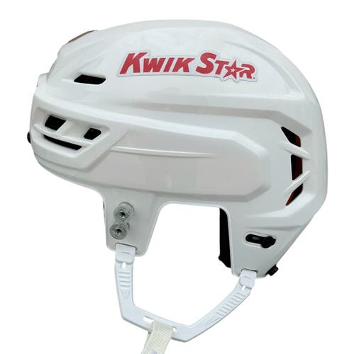 CCM Tacks 710 Pro Stock Hockey Helmet Medium White WILD (Used) 19462