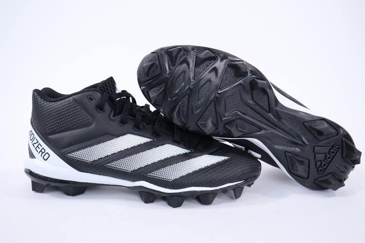 Adidas Adizero Impact.2 Football Cleat Men's 7.5 Rubber Black/White IF5102 NEW