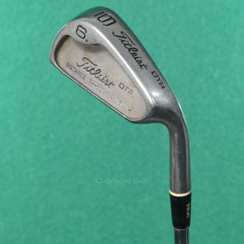 Titleist DTR Single 6 Iron Factory True Temper Steel Regular