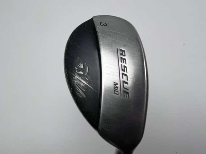 TaylorMade Rescue Mid 3 Hybrid 19* Light Metal 95g Stiff Steel Mens RH