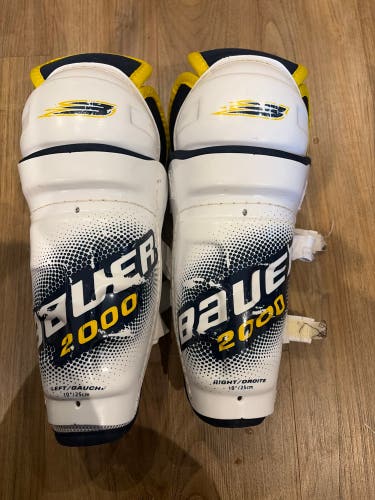 Junior Bauer SG 2000 10" Shin Pads (Used)