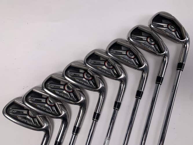 TaylorMade Burner 2.0 Iron Set 4-PW+GW Burner 2.0 85g Regular Steel Mens RH