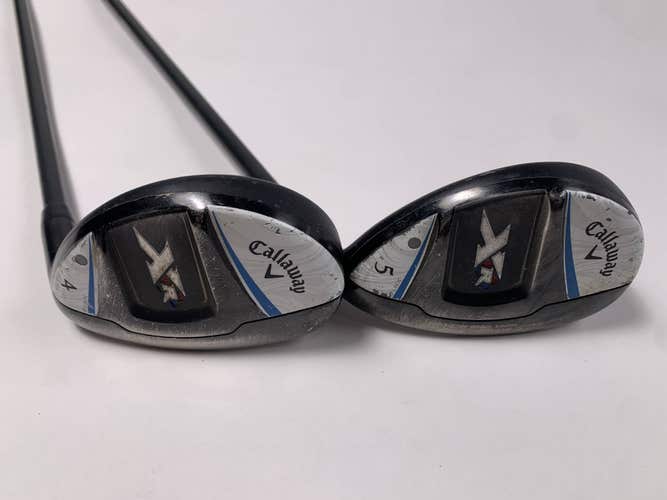 Callaway XR OS 4 & 5 Hybrid Set 24* 27* Bassara 50x5ct 50g Ladies Womens RH