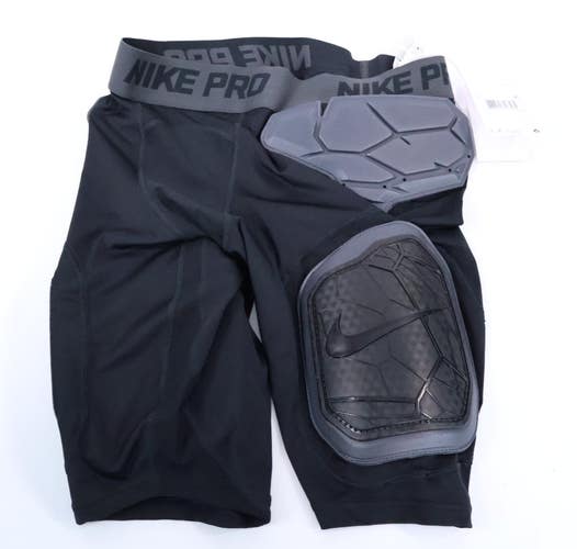 Nike Pro Dri Fit Hyperstrong Hardplate Football Shorts Black Adult Large NWT