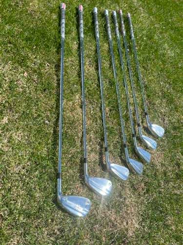 NEW Men's 2025 TaylorMade P-790 Right Handed Iron Set Stiff Flex Steel Shaft (New)