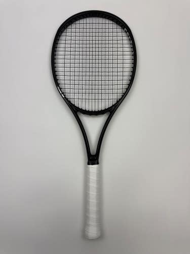 Nordicdots Model 98 S Black Gloss Tennis Racket, 4 3/8 Excellent 9.5/10