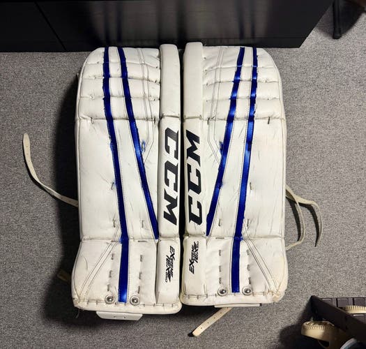 35" + 2 CCM Extreme Flex II 860 Regular Goalie Full Set (Used) (SEE DESCRIPTION)
