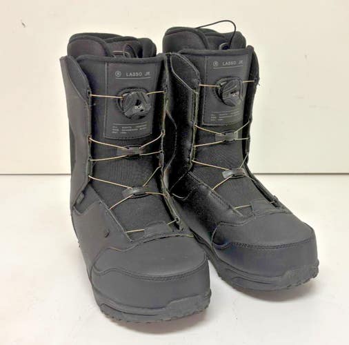 RIDE Lasso Jr. Boa-Coiler Black All-Mountain Snowboard Boots US 7 EU 39.5 MINTY