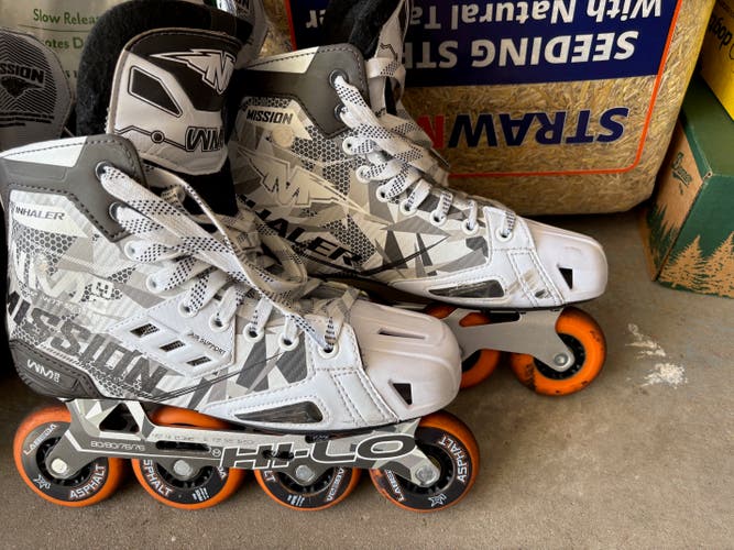 Mission Inhaler WM03 Inline Skates Wide Width Size 8 (Used)