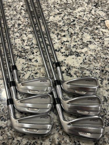 Men's 2023 Titleist T100S Right Handed Iron Set Stiff Flex Steel Shaft 37" (Used)