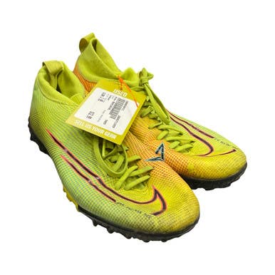 Used Nike MERCURIAL Soccer Indoor Shoes Yellow Junior 05 11859-S000030411