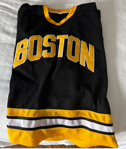 Boston Bruins Happy Gillmore #18 jersey Mens hockey jersey
