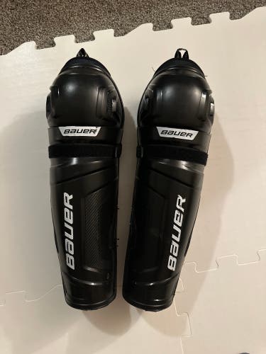 Senior Bauer X 16" Shin Pads (Used)