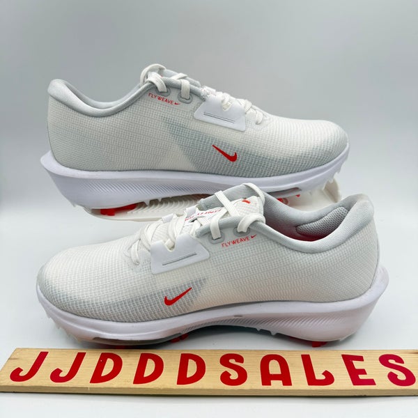 Nike Air Zoom Infinity Tour Flyweave Golf White Orange Hj7573-112