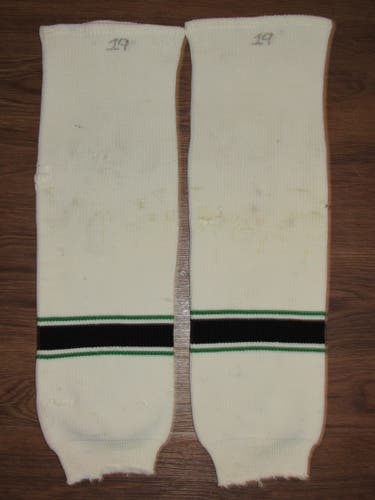 Minnesota North Stars NHL / Kalamazoo K-Wings IHL Pro Stock Game Used Worn Hockey Socks #19