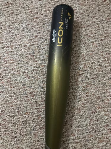2023 Rawlings Icon Composite BBCOR Certified Bat (-3) 29 oz 32" ROLLED and SHAVED w/ new lizard skin