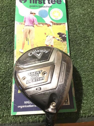 Callaway Ladies 2023 Great Big Bertha 24* 9 Wood Helium 4F1 NanoCore Graphite