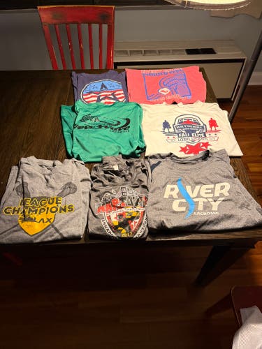 Large Men's Shirt bundle lacrosse