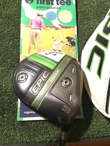 Callaway GBB Epic Max 3 Fairway Wood Regular Cypher Forty Graphite Shaft