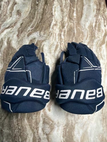 Bauer NSX Gloves 13" Navy Blue (Used)