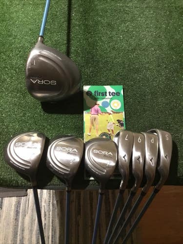 Mizuno Ladies Sora Full Set (D, 3W, 5W, 7H, 7-PW-SW, No 8i) High Launch Graphite