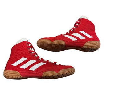Used Adidas Wrestling Shoes Red Senior 8.5 11873-C000237279
