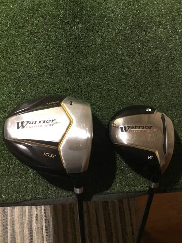 Warrior Custom Golf Woods Set (Driver & 3 Wood) TL True Launch Graphite Shafts