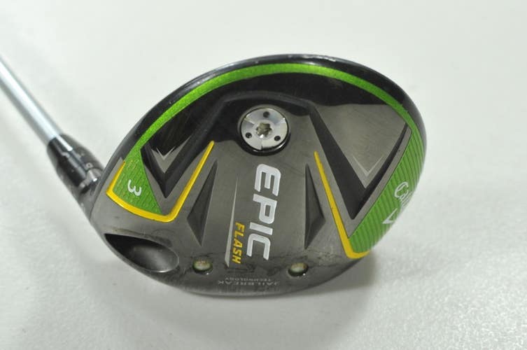 Callaway Epic Flash 3-15* Fairway Wood Stiff RH EvenFlow 6.0 Graphite # 211289