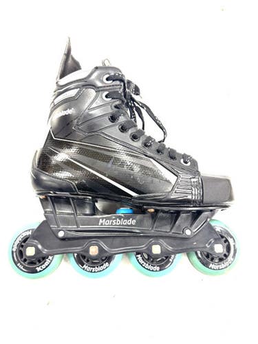 Used Alkali REV 8 Roller Hockey Skates Black Senior 6 11860-C000307760
