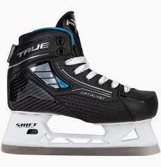 New CATALYST 5X4 JR SZ 3 GOALIE SKATES 11860-70TSKCAT5X4G3