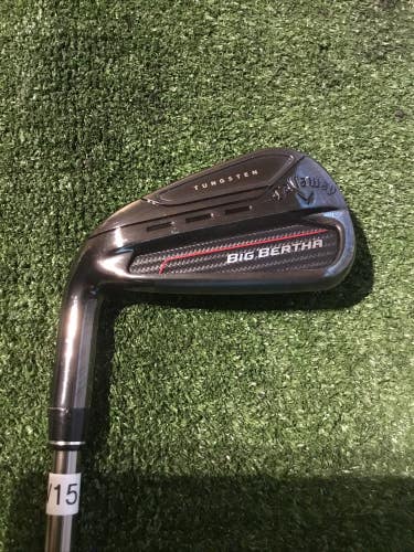 Callaway Left Handed Big Bertha Tungsten 7 Iron Seniors RCH 65 Red Graphite 37