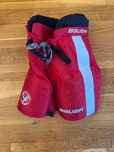 Boston Jr. Terriers Junior XL Bauer Custom Speed Pant Hockey Pants (Used)