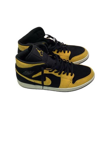 Used Nike Basketball Shoes M Black And Yellow Senior 13 11347-S000267709