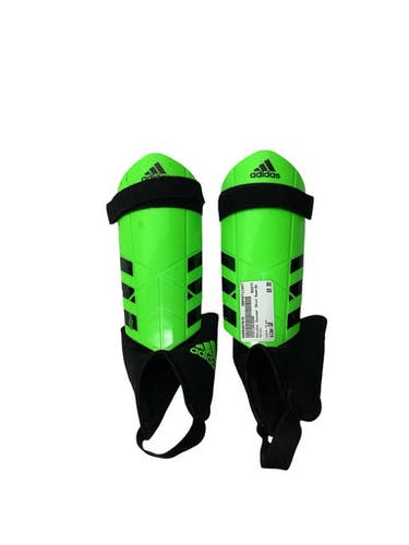 Used Adidas Soccer Shin Guards Adult Green Senior 11347-S000267675