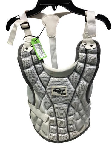 Used Rawlings CHEST PROTECTOR Catchers Chest Protector White Youth 11347-S000267656