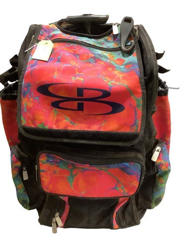 Used BoomBah BOOMBAH ROLLING BACKPACK BB/SB Player Wheeled Bag Red 11347-S000267632