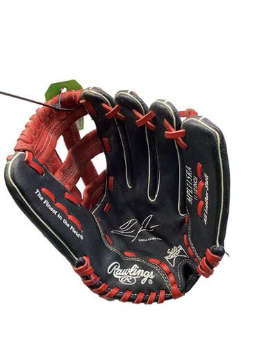 Used Rawlings 11 1/2 INCH BB/SB Glove RH Throw Red 11 1/2" 11347-S000267599