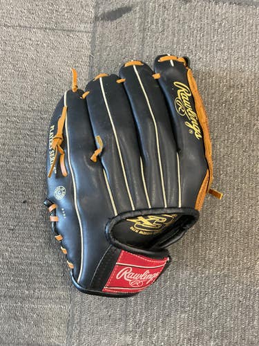 Used Rawlings DEREK JETER BB/SB Glove RH Throw Black 12" 11614-S000235107
