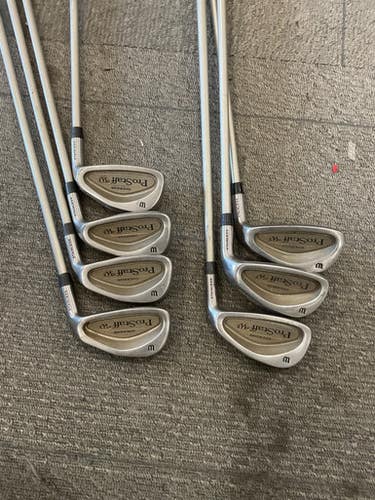 Used Wilson PROSTAFF W OVERSIZE Womens Iron Set RH 4I-PW 11614-S000235039