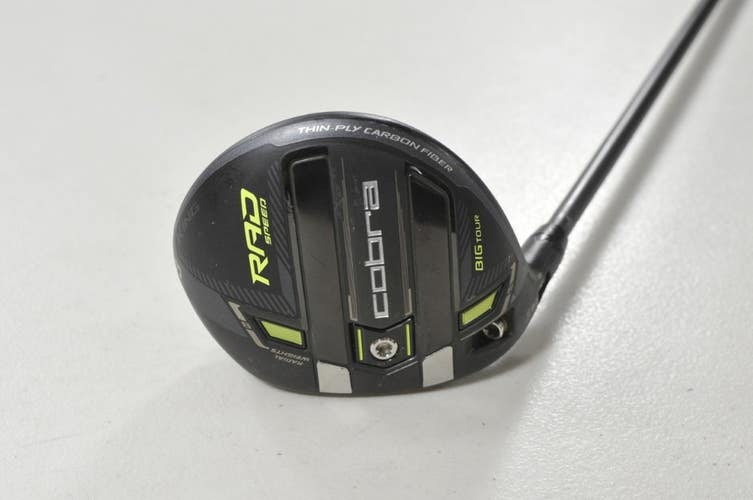LEFT HAND Cobra Radspeed Big Tour 3-14.5* Fairway Wood Regular Graphite # 215653