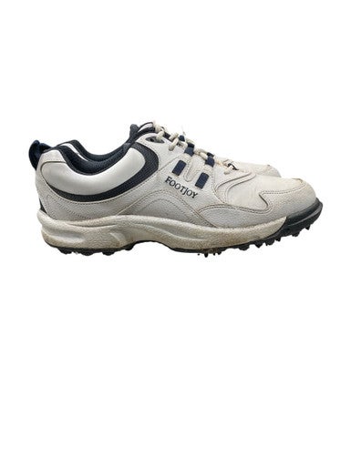 Footjoy Soft Joy Sierra Golf Shoes (White/Brown, 10.5 Medium