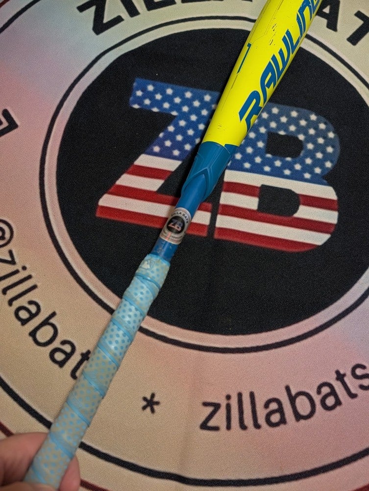 Glowstick/Rawlings Quatro USA babyblue/yellow | SidelineSwap | Buy