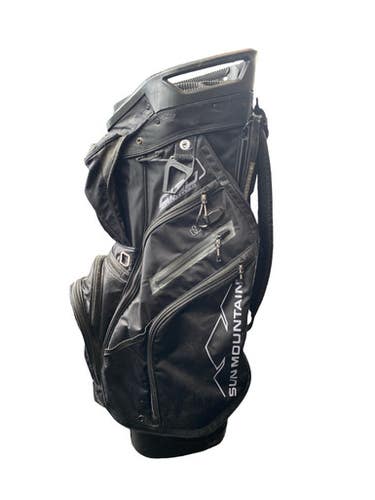 Used Sun Mountain C130 Mens Cart Bag Black 11883-S000160680